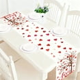 thumbnail image 6 of Mecorevxz Valentines Day Gifts for Women Mom Love Hearts Valentines Table Runner 11.8 x 70.8 Inch, Wedding Christmas Anniversary Decoration for Indoor Home Party(E), 6 of 6