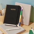 thumbnail image 4 of Hardcover Leather A5 Notebook Journal With Removable Divider Tabs And 5-Subject Layout For Work And Note Taking - Style B, 4 of 4