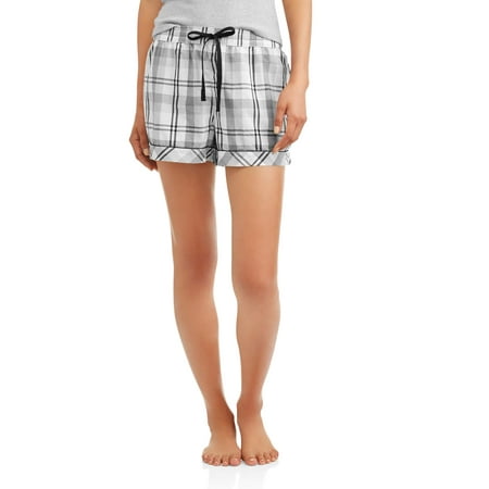 Women's Woven Sleep Shorts With Drawstring