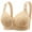 Beige, variant on Plus Size Bras for Women, Womens Everyday Bras, Women Plus Size Thin Wireless Adjustable Supportive Lift Side Breast Control Breathable Everyday Bra Black,42/95BC