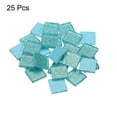 thumbnail image 3 of Uxcell Mosaic Tiles, Glass Tiles 2 x 2cm for DIY Crafts, 25Pack(100g, Light Blue), 3 of 6