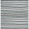 thumbnail image 2 of SAFAVIEH Escape Ilarion Striped Machine Washable Area Rug, Green/Brown, 6'7" x 6'7" Square, 2 of 12