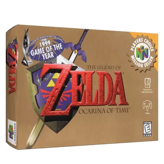 The Legend Of Zelda Ocarina Of Time Nintendo 64 Físico Caja
