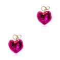 thumbnail image 3 of Matsuzay LLavero de corazón llavero exquisito colgante colgantes bolsa accesorios de decoración llavero de lentejuelas para regalo Rosa roja 2piezas Matsuzay CBP263886, 3 of 6
