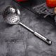 thumbnail image 1 of Cuchara sopera para el hogar, cuchara para freír, juego de utensilios de cocina, juego de cocina, colador, utensilios de cocina, espátula de acero inoxidable, 1 of 6