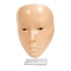 thumbnail image 4 of Práctica de maquillaje reutilizable Modelo de maniquí facial Lavable Piel de entrenamiento flexible Cabeza de maniquí realista 5D Silicona para salón, 4 of 9