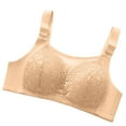 thumbnail image 4 of Iyufng Bras for Women Plus Size,Push Up Wireless Bra Front Closure Breathable Underwire Bras Lace Push-up Underwear, 4 of 4