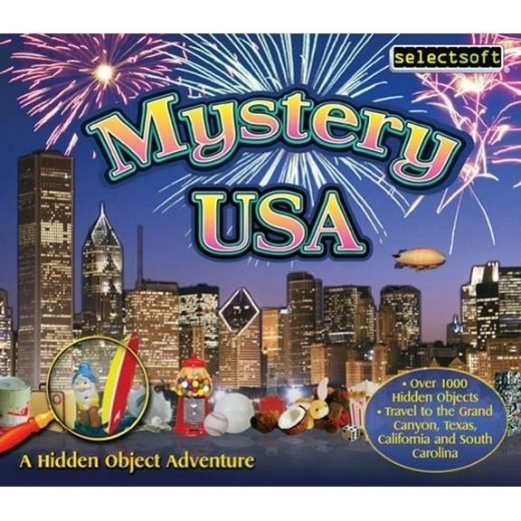 SelectSoft Publishing 276064 Mystery USA- A Hidden Object Adventure