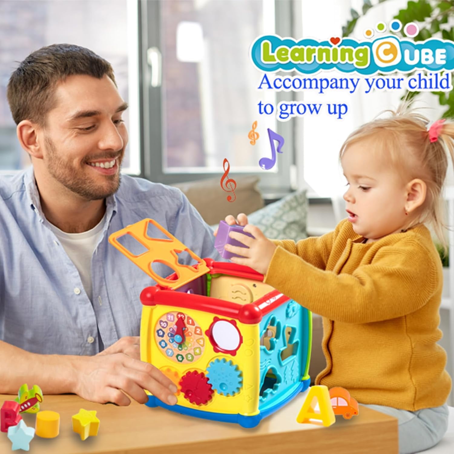 Montessori Toys for 1 Year Old, Shape Sorting Toys for 1 2 3 Year Old Boys Girls Toy Gifts