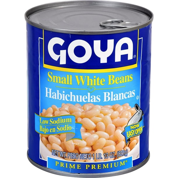 Goya Foods White Beans Low Sodium, 29 Ounce (Pack of 12)