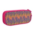 thumbnail image 2 of Vsdgher Lavender Flowers Print Large Capacity Pencil Case Pouch with Zipper, Portable Aesthetic Big Capacity Pencil Cases Pen Office Travel Stationery Bag, 2 of 8