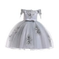 thumbnail image 1 of Robes Formelles pour Filles 3-12 Ans Robes de Concours de Fleurs pour Filles Robe de Princesse, 1 of 5