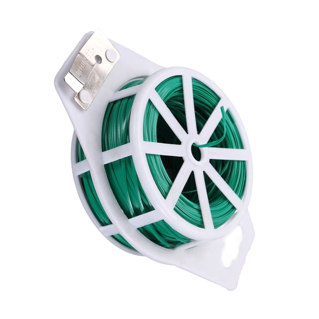 Kenally Accesorios de amarre retorcido para jardinería, Cables fijos universales para plantas, cables para atar plantas DIY, accesorio para cepillado de Jardín y Patio 100 metros Kenally TO005251-02