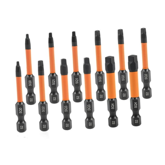 Juego de 12 brocas para taladro de impacto, accesorio resistente, profesional, de acero S2 premium, para desmontaje y bricolaje.