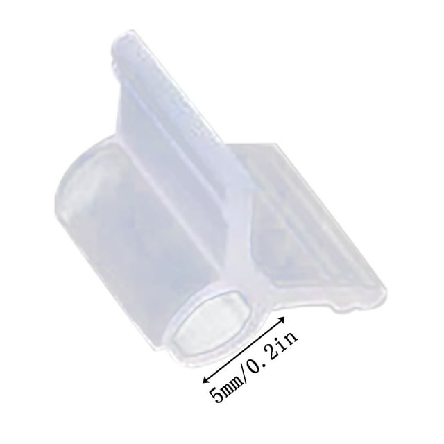 Clips de injerto ABS para plantas de tomate y berenjena - Pack de 100 abrazaderas de 5 mm para injerto eficiente de plantas, herramienta de jardín reutilizable