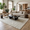 thumbnail image 3 of Rug Branch Maise Abstract Indoor Outdoor Area Rug, Cream Beige, Modern - Entryway, Hallway, Bathroom, and Kitchen, 3 of 7