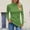 Green, variant on Women's Turtleneck Sweater Fall Winter Chunky Knit Sweaters (Yellow ONE SIZE)
