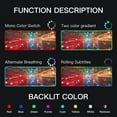 thumbnail image 5 of Large RGB Gaming Mouse Pad Led Glowing Mousepad Non-Slip Rubber Base 13 Light Modes 31.5x11.8 Colorful Light Beams, 5 of 6