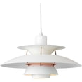 thumbnail image 1 of PH5 Pendant Lights, Danish Style Chandelier Aluminum PH Pendant Lamp, Minimalist UFO Ceiling Lighting for Living Room Dining Room Kitchen Restaurant (Include Light Bulb), 40CM, 1 of 1
