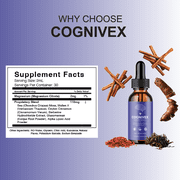 (2 Pack) Cognivex Drops Advanced Formula, Cognivex Memory Support (4oz)