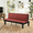 Dark Red, variant on Gewnee Dark Red 62.99" Futon Sofa Bed, 5-Level Adjustable Loveseat, Foldable Sleeper Sofa for Office & Guest Rooms