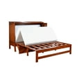 thumbnail image 5 of Mega Solutions Amalfi Murphy Cabinet Chest Desk Bed with Drawers & USB Charging Station (Queen Size, Cherry), 5 of 12