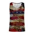 thumbnail image 4 of American Flag Knit Tank Tops Womens 4th of July Sleeveless Tshirts Trendy Crewneck Button Tunic Tanks Memorial Day Patriotic Tee Shirts Summer Dressy Outfits Independence Day Cami Blouses Clothes, 4 of 4