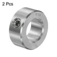 thumbnail image 3 of Uxcell 9/16" Bore 304 Stainless Steel Set Screw Shaft Collars, 1" OD, 7/16" Width 2 Pack, 3 of 6