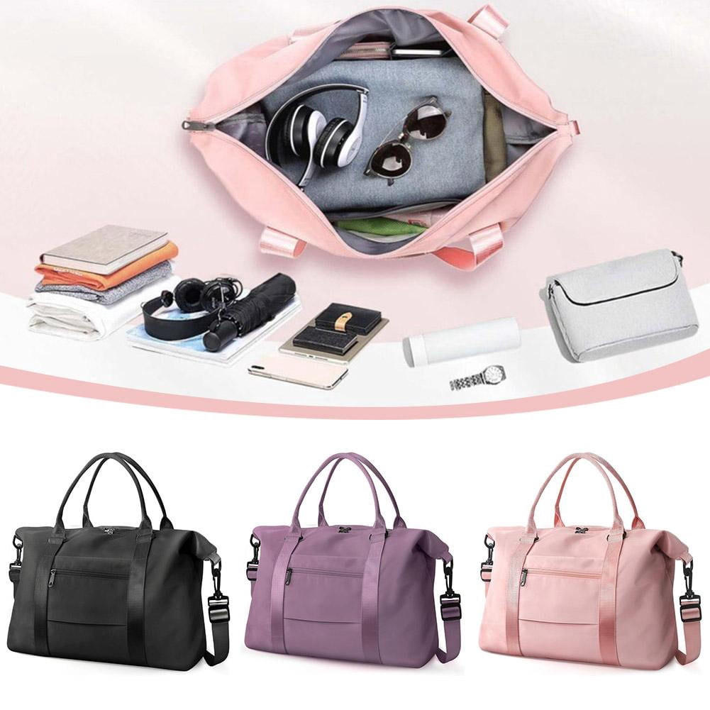 Travel Duffle Bag,Waterproof Weekender Bag for Women and Men,Lightweight Carry Bag Sport Bag,Overnight Gym w Luggage Tote on