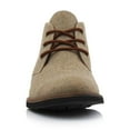 thumbnail image 3 of Ferro Aldo Pablo MFA506066 Mens Lightweight Casual Mid-Top Desert Chukka Boots, in Camel Wool, Men's Size 12, 3 of 8