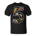thumbnail image 2 of SPEEDRUN Youth 5Th Birthday Boys Cars Vehicles 5 Years Birthday T-Shirt, 2 of 6