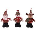 thumbnail image 1 of Show Case Decoración Gadget Ropa de juguete de pie Santa Reno Muñeco de nieve Muñeco Árbol de Navidad Pared de Navidad Ventana Oficina Adorno para el hogar Eigraketly ZHF0246, 1 of 7