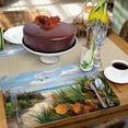 thumbnail image 3 of CounterArt "Path to the Ocean" 4 Pack Reversible Flexible Plastic Tabletop Placemats, 3 of 8