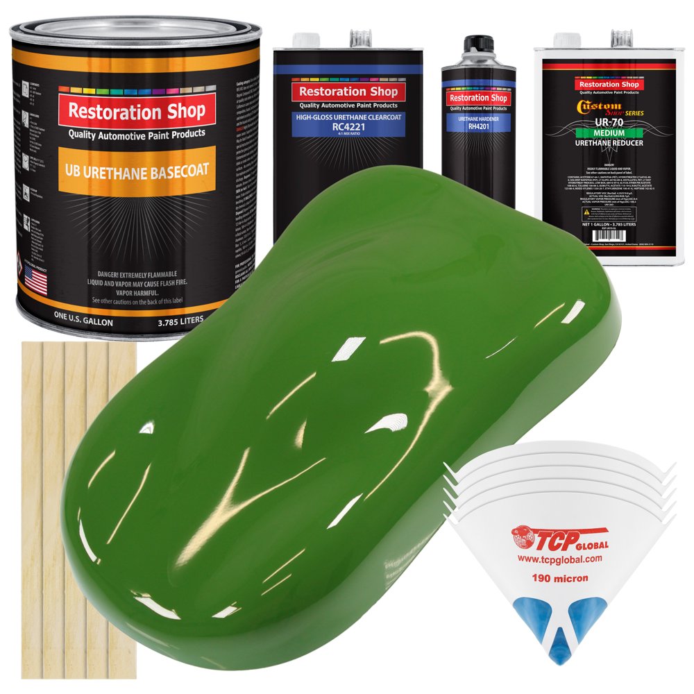 Deere Green Gallon URETHANE BASECOAT CLEARCOAT Car Auto Paint Kit