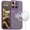 Dark Purple, variant on For Motorola Moto Edge 2026 [Magnetic Circle] Smooth Safe Matte Feel Hybrid Case - Clear