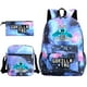 thumbnail image 1 of Conjunto de tres piezas de mochilas escolares para estudiantes masculinos y femeninos, estuche para lápices del Campus, bolsas de lona, mochila de gran capacidad, 1 of 3