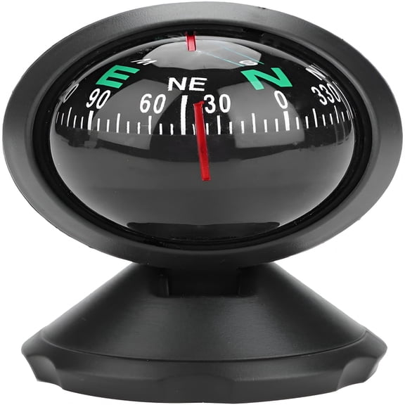 XUBIYM Adjustable Night Vision Compass for Car Marine Boat Dash Mount Dashboard Black Marine Ball Compass