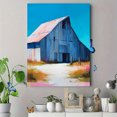 thumbnail image 4 of Rustic Blue Barn Canvas Print Wall Art for Living Room Bedroom Kitchen Farmhouse Office, 4 of 8