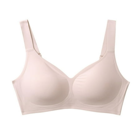 Mrasaso Weekly Deals! Corset Tops for Women Women Nylon Bra Women s Nursing Bra Maternity Sleeping Underwear Large Size Cup for Comfortable Wear(1pc Bra) Beige|4XL