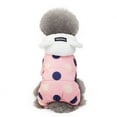 thumbnail image 4 of Maxcozy Pet Winter Waterproof Plush Four-legged Hoodie Coat for Cats Puppy Small Medium Dogs, 4 of 5