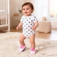 thumbnail image 2 of JIAYUE Girls Sandals Breathable Closed Toe Soft Sole Bow Polka Dot With Adjustable Hook And Loop Straps Comfort Fit For Babies And Toddlers, 2 of 4