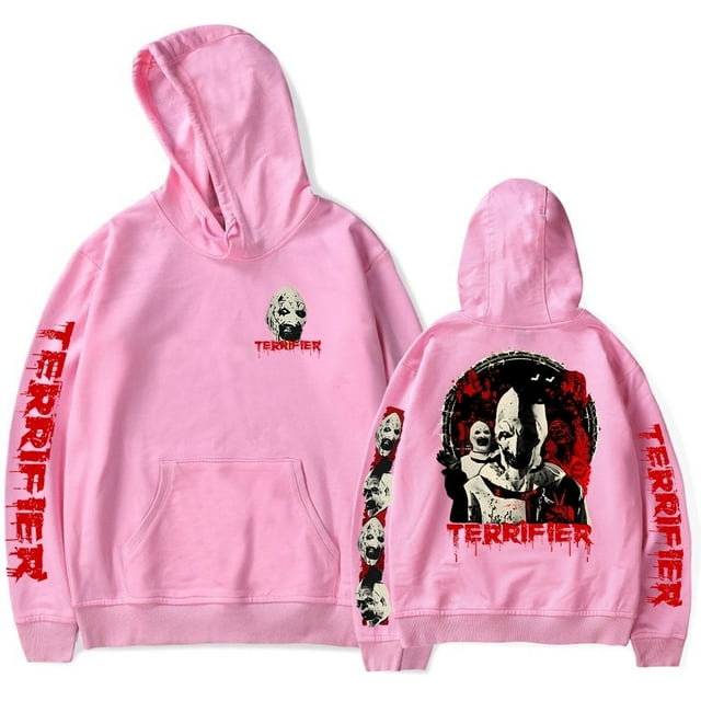 Terrifier Merchandise Chandail à Capuchon Film Mode Urbaine Imprimé Hommes Femmes Mode Décontractée Chandails en Molleton