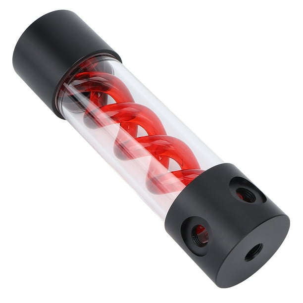 Reservoir Water Cooling 200mm Acrylic 4 Hole 4 G1/4 Thread Cylindrical Water Cooling Water