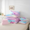 thumbnail image 5 of Erosebridal Cassette Tape Bedding Twin Size,Music Notes Comforter Sets with Sheets,Watercolor Instruments Butterfly Bedding Sets Twin Size,Microfiber Bedroom Decor Reversible,7pcs, 5 of 6