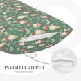 thumbnail image 5 of Bixox Mushrooms Gnome Printed Pillow Protector,Super Soft Ideal for Home,Guests,Rentals - 16"x24", 5 of 8