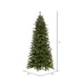 thumbnail image 3 of Vickerman 9' x 50" Douglas Fir Artificial Slim Christmas Tree with Warm White LED Lights., 3 of 6