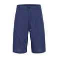 thumbnail image 3 of HCNTES Mens Shorts Board Shorts Bermuda Shorts Drawstring Pockets Elastic Waist(Navy,L), 3 of 8