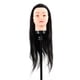 thumbnail image 3 of Cabeza de maniquí para práctica de peluquería con abrazadera, color negro, 3 of 11