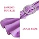 thumbnail image 5 of Diadema elástica para silla con hebilla para bodas, lazo para silla hecho de licra, poliéster y licra., Rojo vino, 10PC, 5 of 5