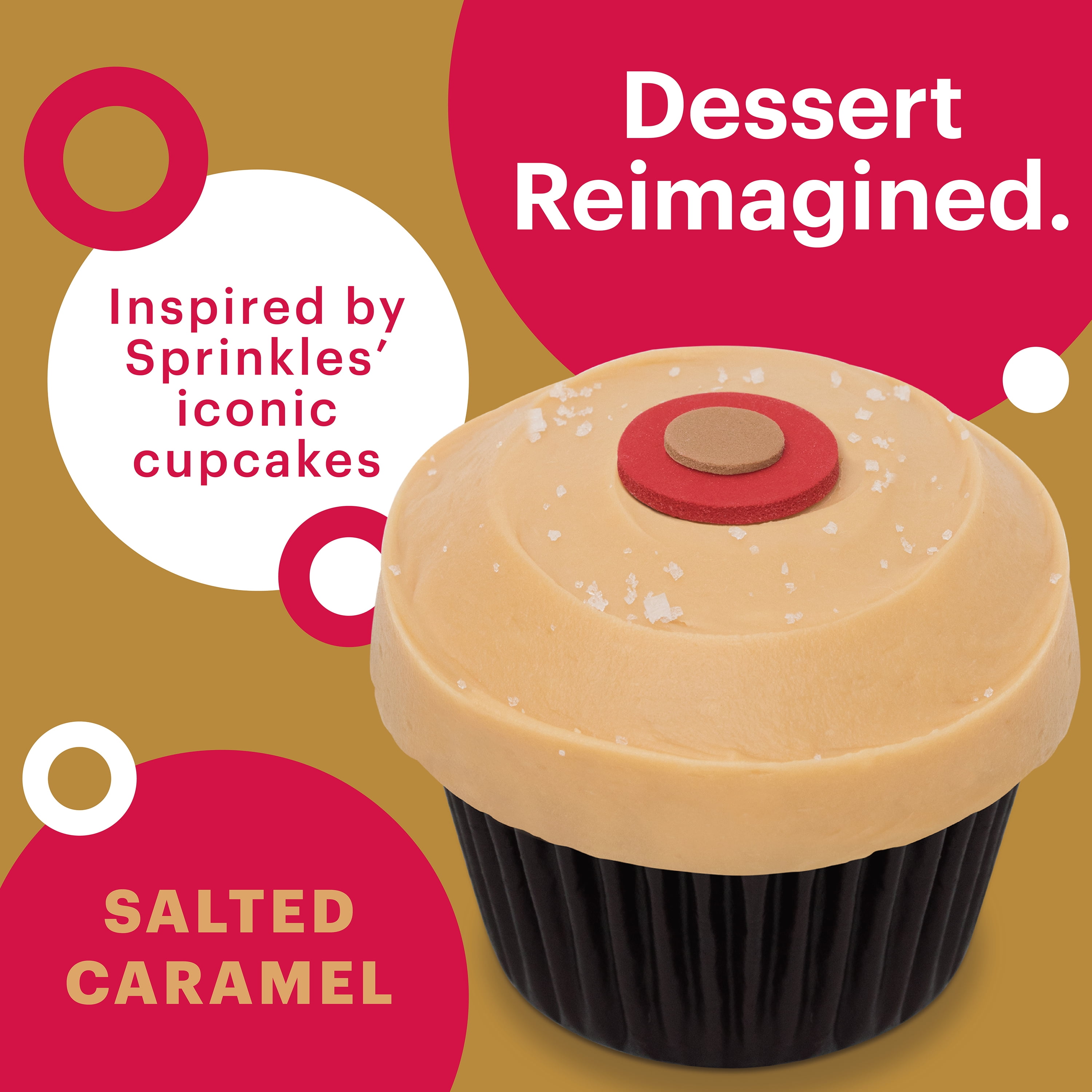 (6 pack) Sprinkles Salted Caramel Cupcake Sugar-Free Instant Pudding Mix, 4 Servings, 1.71 oz Box